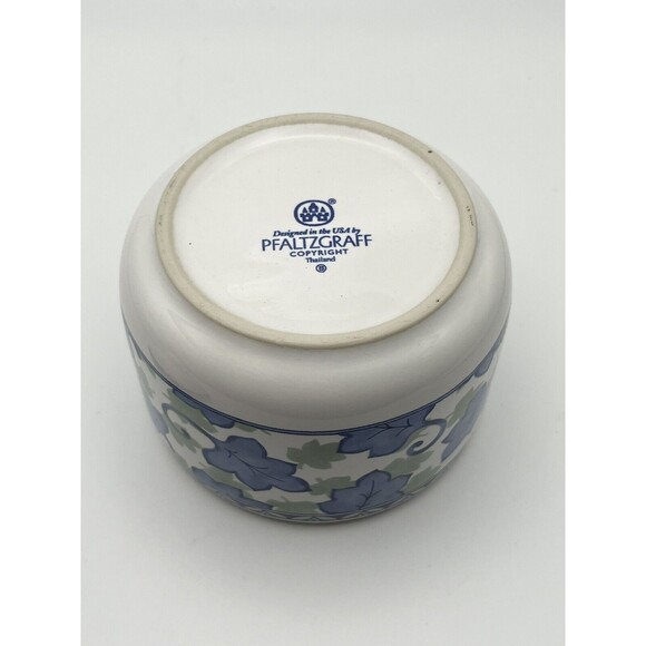 Pfaltzgraff Blue Isle 14 oz Creamer 10 oz Sugar Bowl Lid Set 1997 NEW IN BOX - Picture 4 of 12